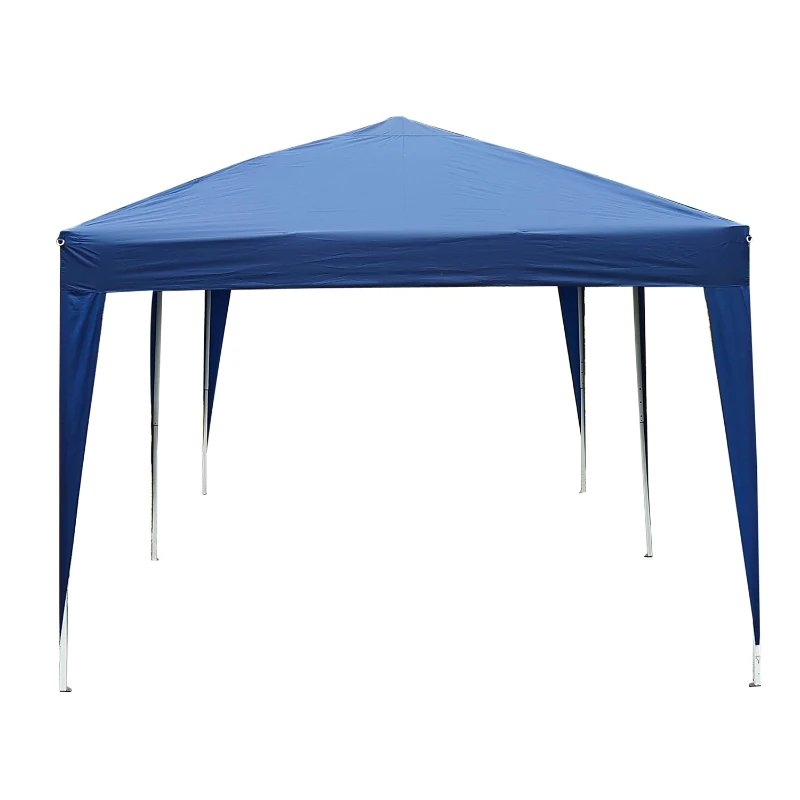 Outsunny Barnum Bleu Sans Parois 6 x 3 x 2,55 m