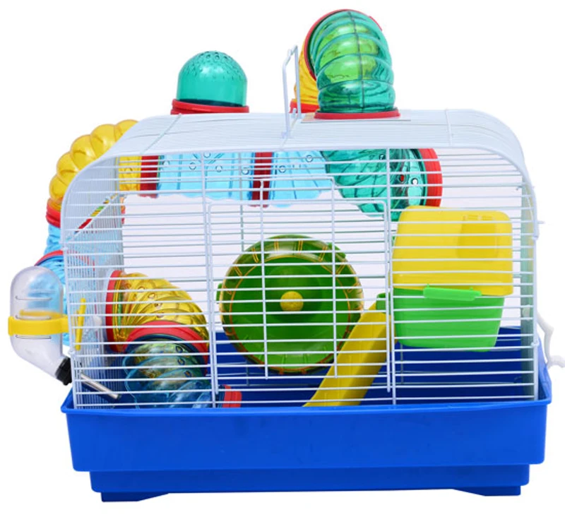 MAISON/CAGE HAMSTER RAT SOURIS EN ACIER 33X23X24CM NEUF 52