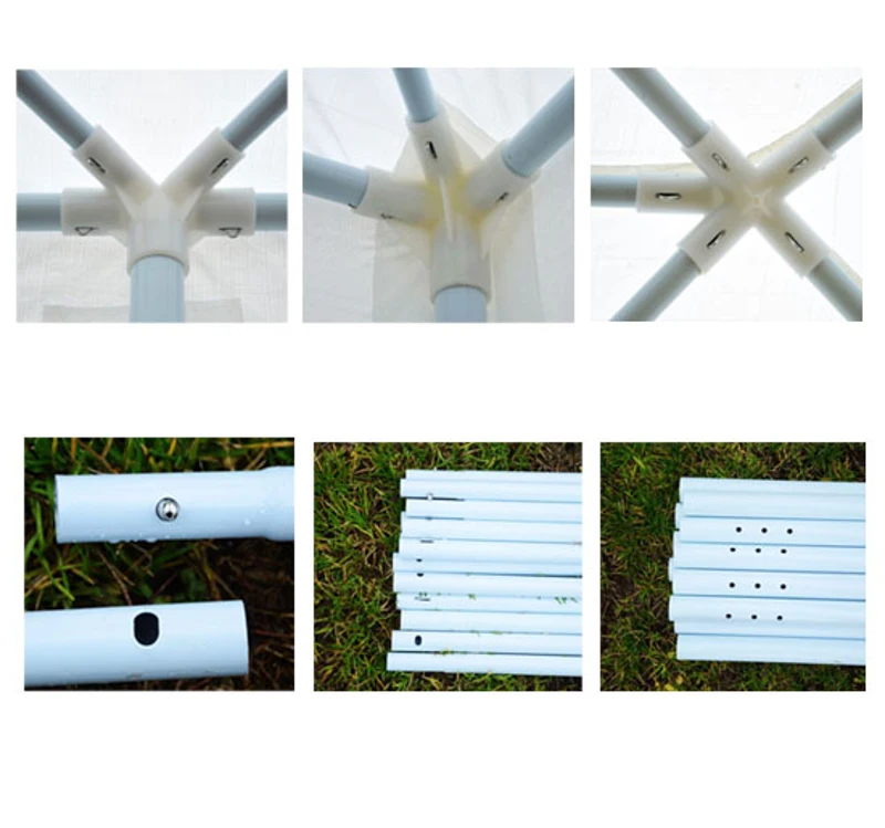 Tente de reception pavillon chapiteau barnum tonnelle 3x9m cotes demontables neuf 88w