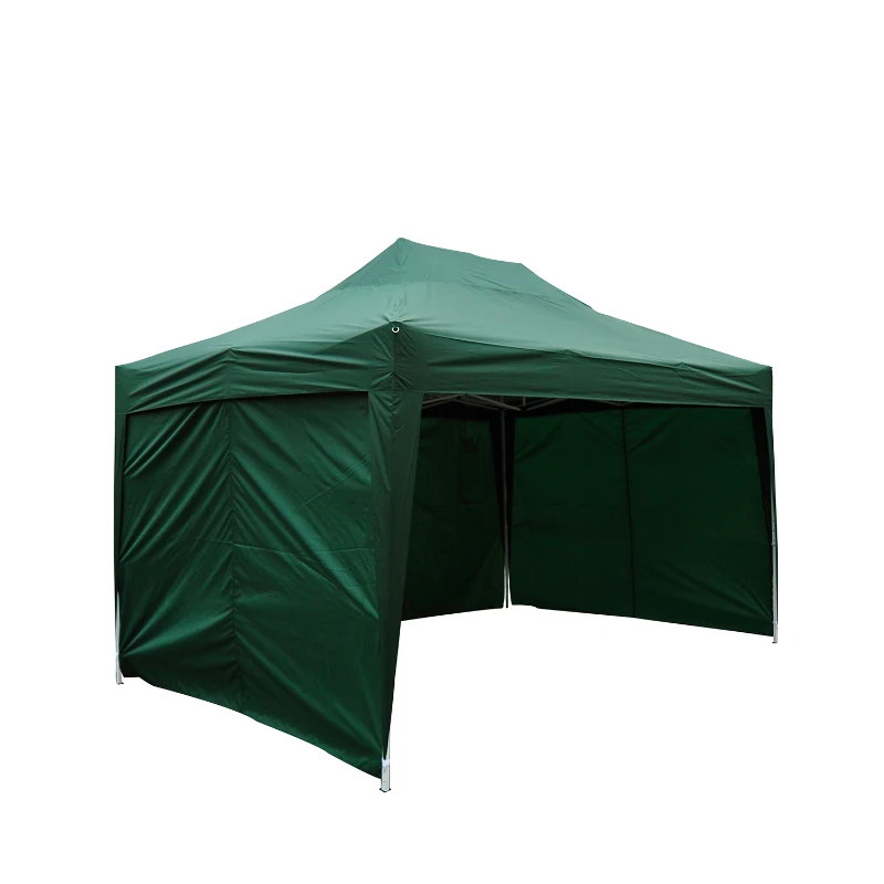 Outsunny Tonnelle barnum tente de réception pliante 3 x 4,5 m vert + sac de transport