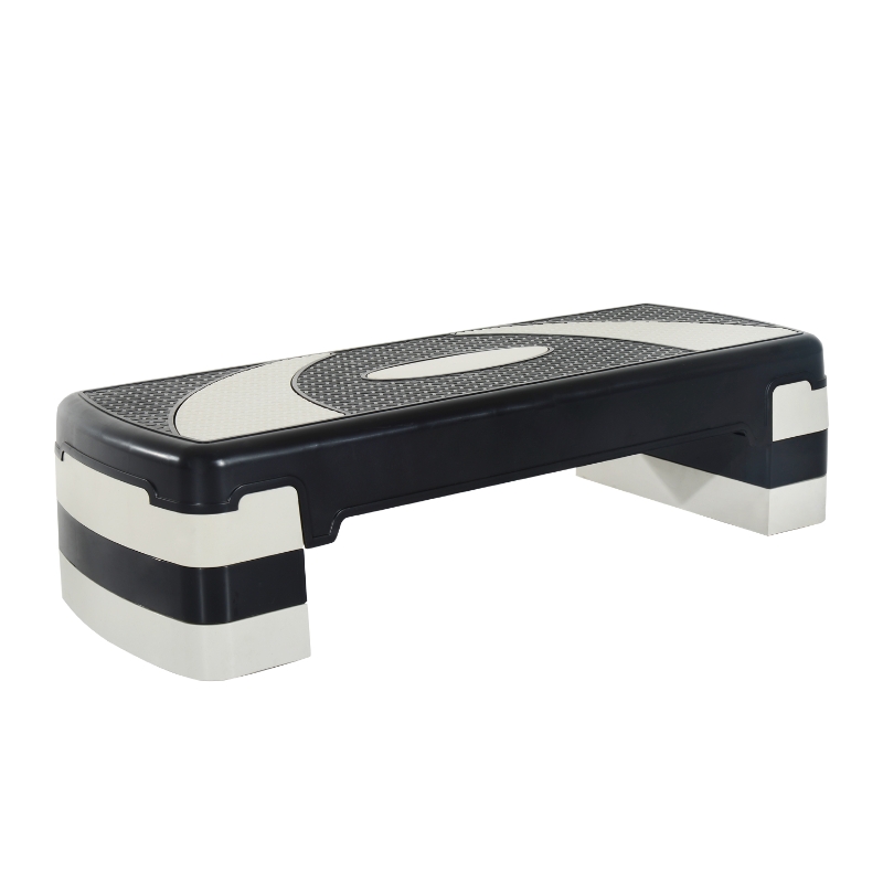 Homcom Stepper Fitness Aérobic Hauteur Réglable Noir 80 x 31 x 12 cm