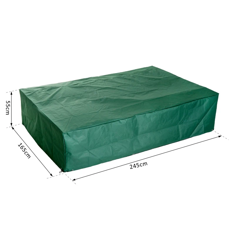 Outsunny Housse de Protection pour Meuble de Jardin  245 x 165 x 55 cm