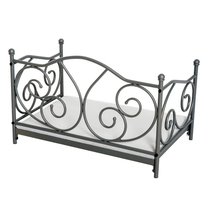 Lit canapé chiens chats 65L x 42l x 42H cm gris