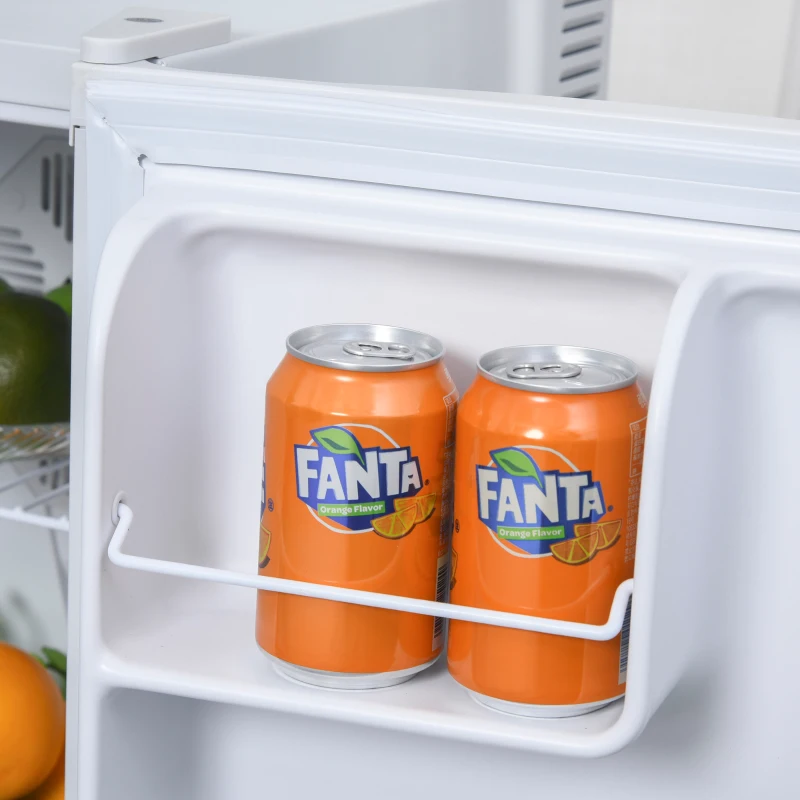 HOMCOM Mini réfrigérateur silencieux capacité 50L dim. 43L x 48l x H51 cm blanc