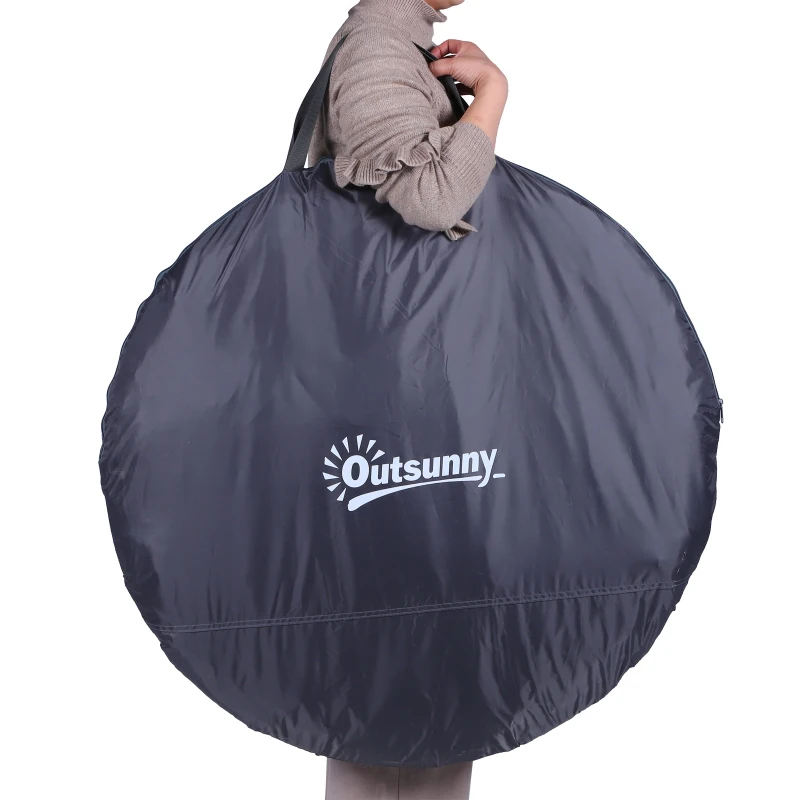 Tente de camping pop-up 3-4 personnes noir