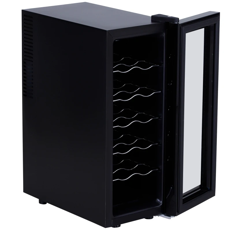 Cave à vin 12 bouteilles 70 W noir