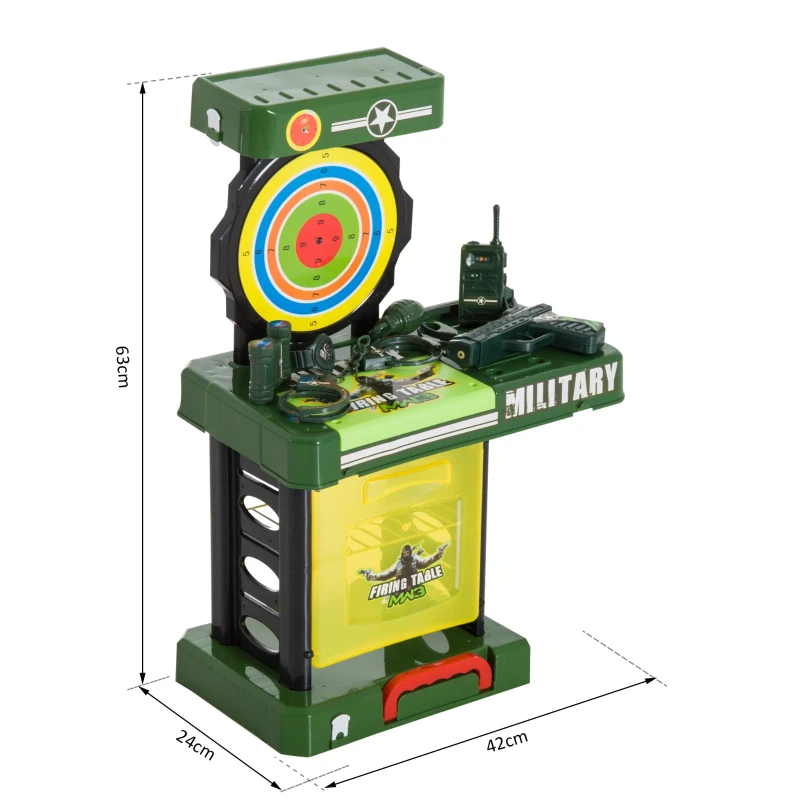 Jeu de tir militaire + accessoires pour enfants
