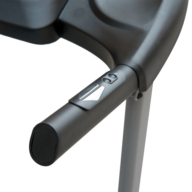 HOMCOM Tapis de course marche tapis roulant électrique pliable inclinable écran LCD avec MP3 1.75 chevaux gris noir