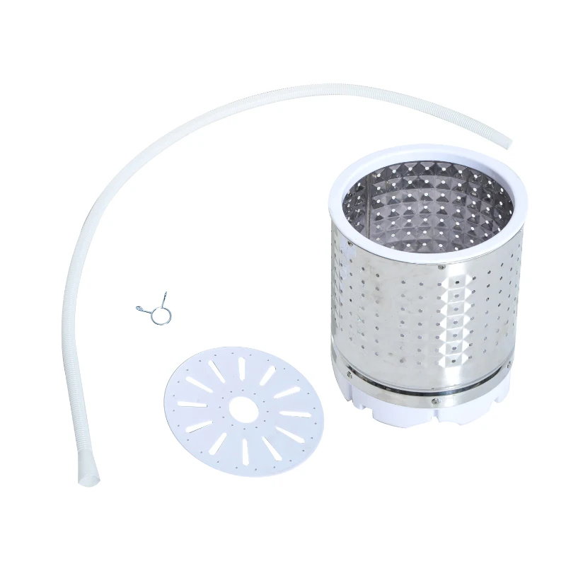 Mini machine à laver 250 W bleu blanc