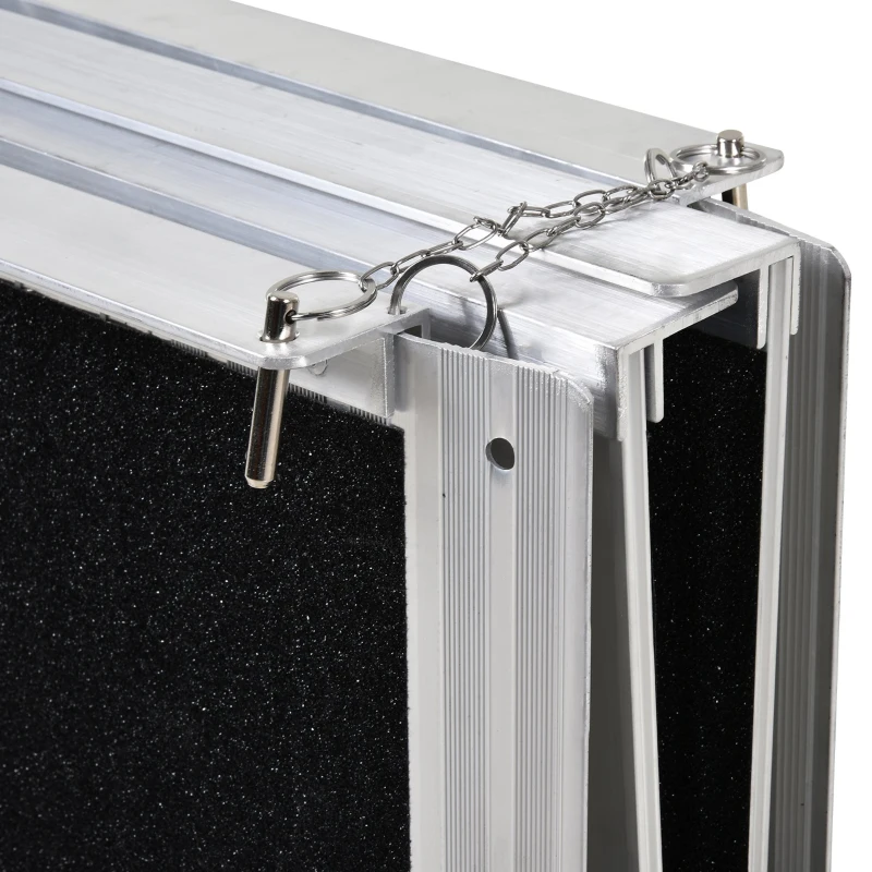 Rampe de fauteuil roulant pliable charge max. 270 Kg alu. Noir