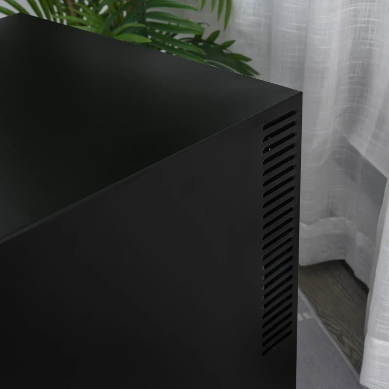 HOMCOM Mini réfrigérateur silencieux capacité 50L dim. 43L x 48l x H51 cm noir