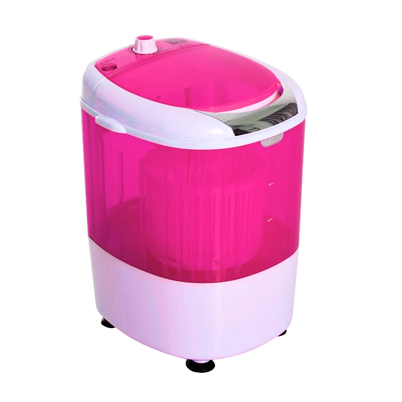 Mini machine à laver 170 W rose blanc
