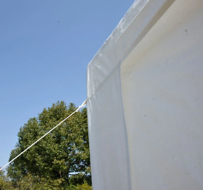 Tente de reception tonnelle pavillon chapiteau barnum party tent 3x9m blanc neuf 19