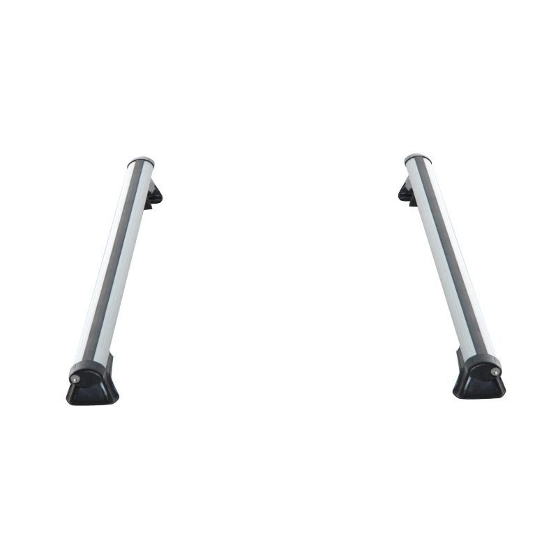 Homcom Barres de Toit pour Voiture Gris et Noir 121 x 15,5 x 10 cm