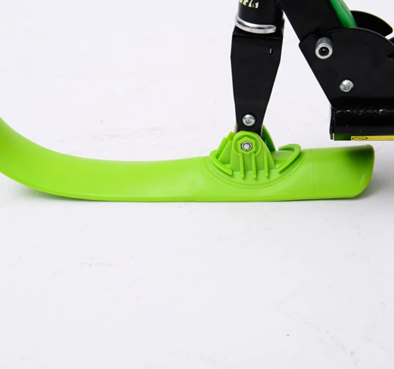 TRAINEAU LUGE TROTTINETTE PATINETTE DE NEIGE PLIABLE ALUMINIUM POUR ENFANTS 3-10 ANS NEUF 06