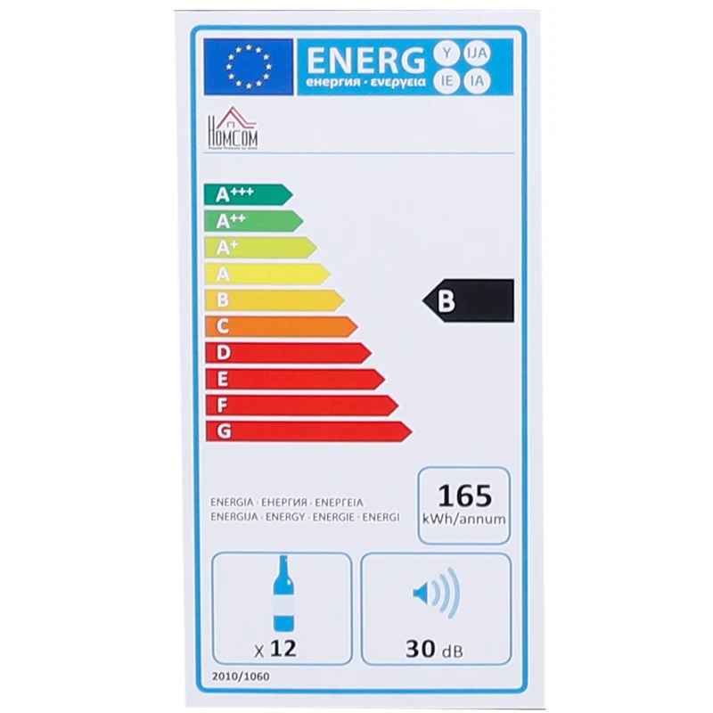 Cave à vin 12 bouteilles 70 W noir