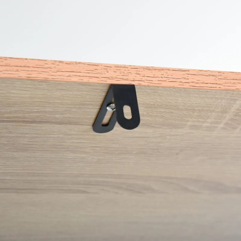 HOMCOM Bibliothèque étagère meuble de rangement design contemporain en S 4 étagères 60L x 30l x 136H cm chêne clair gris