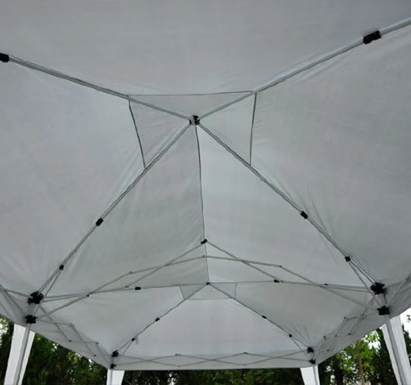 Outsunny Tente de Réception Blanche 6 x 3 x 2,55 m