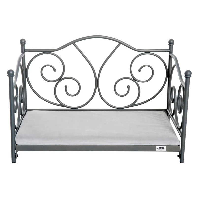 Lit canapé chiens chats 65L x 42l x 42H cm gris