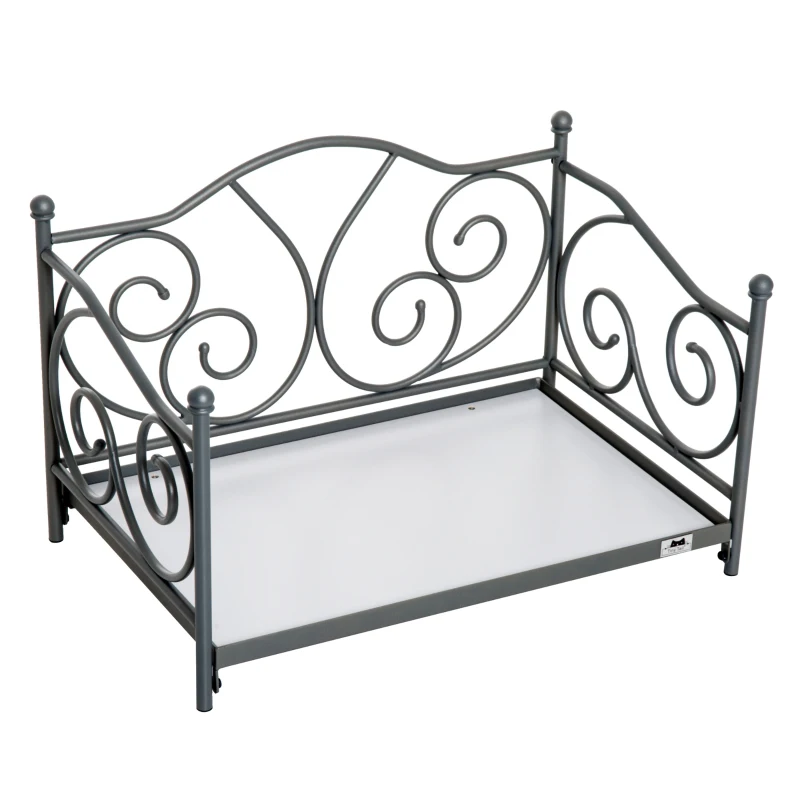 Lit canapé chiens chats 65L x 42l x 42H cm gris