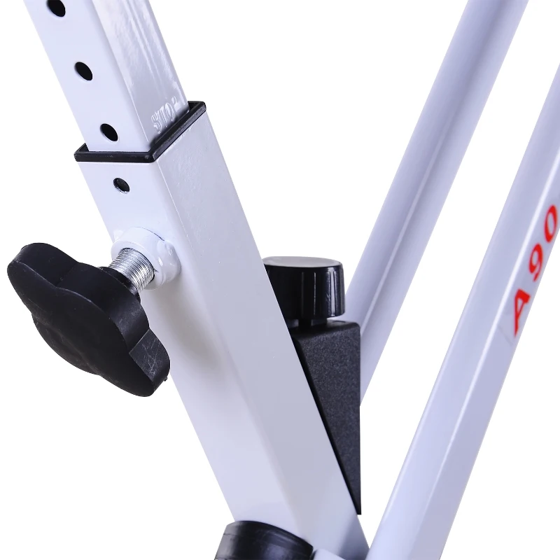 Homcom Vélo D'Appartement Cardio en Métal Rouge 83 x 43 x 110 cm