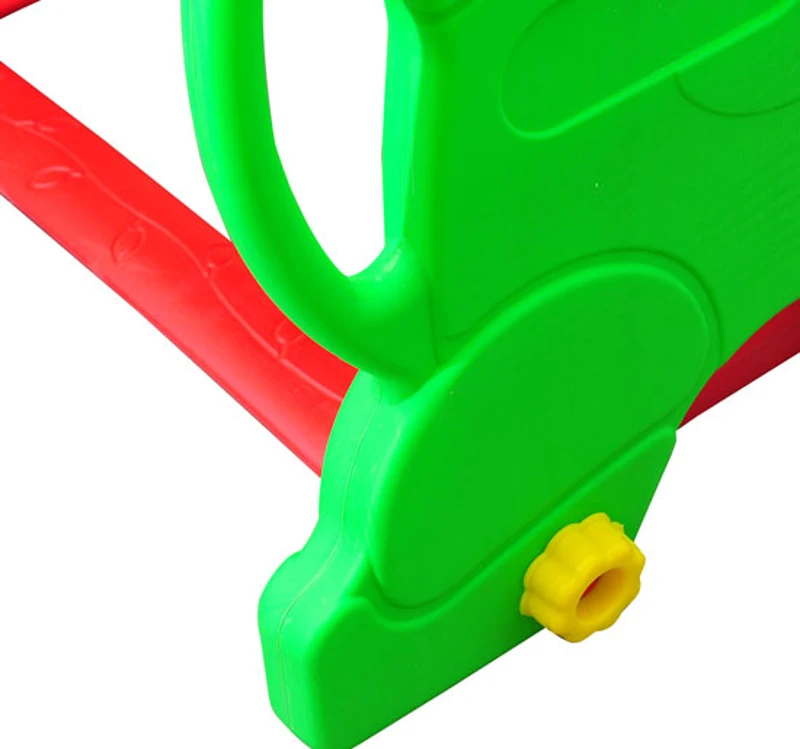 BALANCOIRE TOBOGGAN PORTIQUE DE JEUX PLEIN AIR DE JARDIN PLASTIQUE VERT ROUGE NEUF20