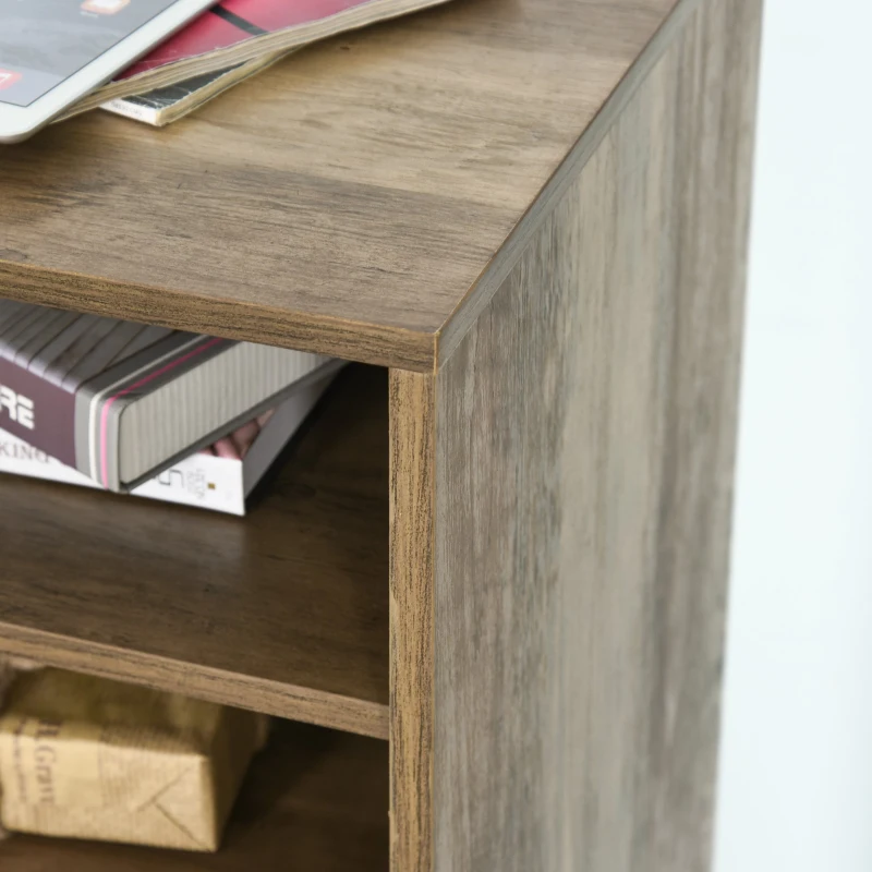 Meuble de Rangement avec 3 Étagères et Tiroir 48 x 39 x 87,2 cm Brun