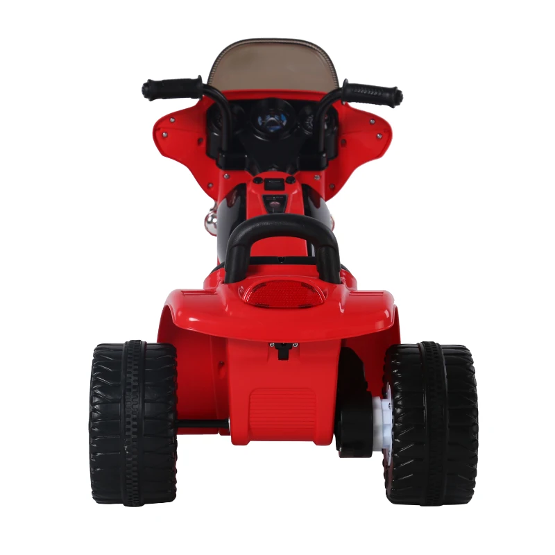 Homcom Moto Électrique pour Enfant en Métal Rouge 80 x 43 x 55 cm