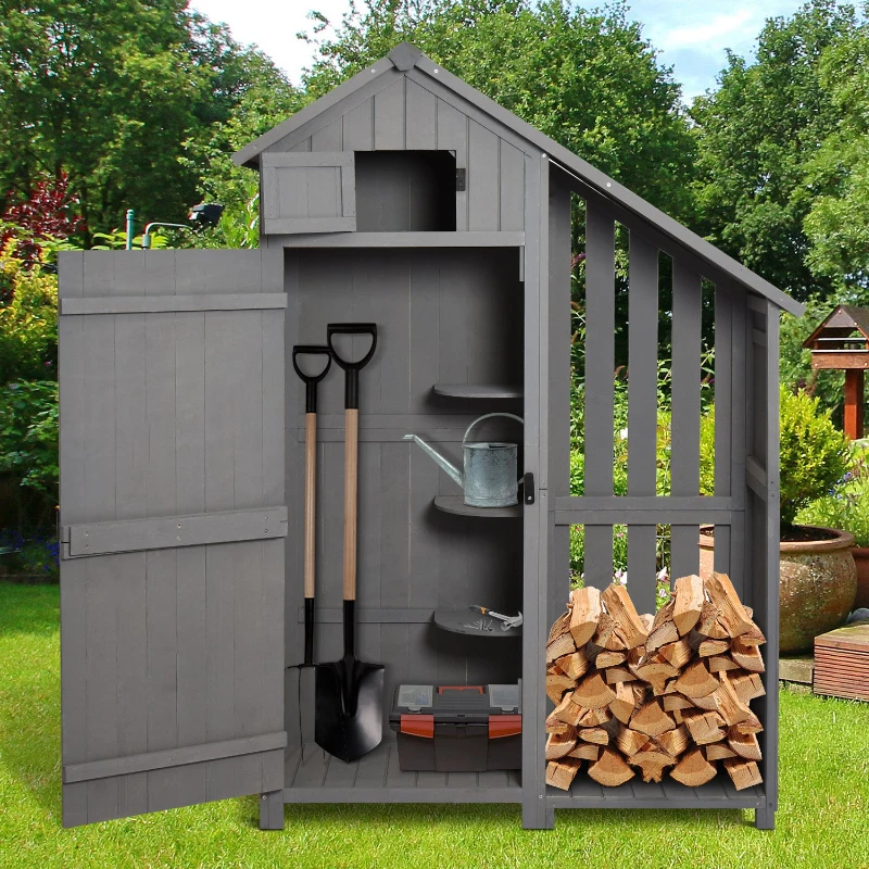 Armoire de jardin en bois massif