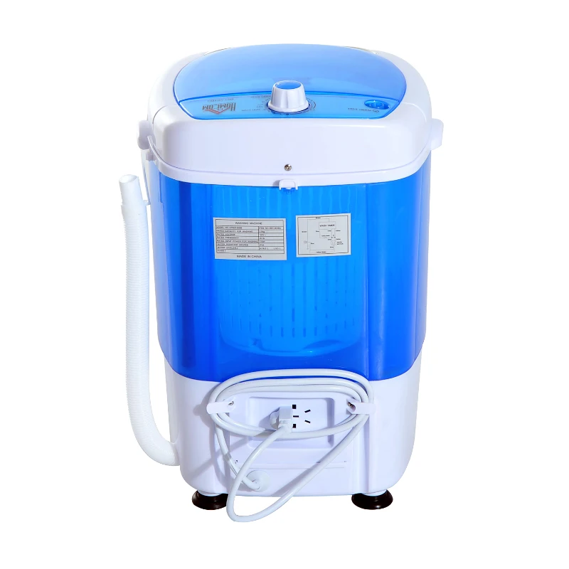 Homcom Mini Machine à Laver 170 W en Plastique Bleu 37 x 35 x 51 cm