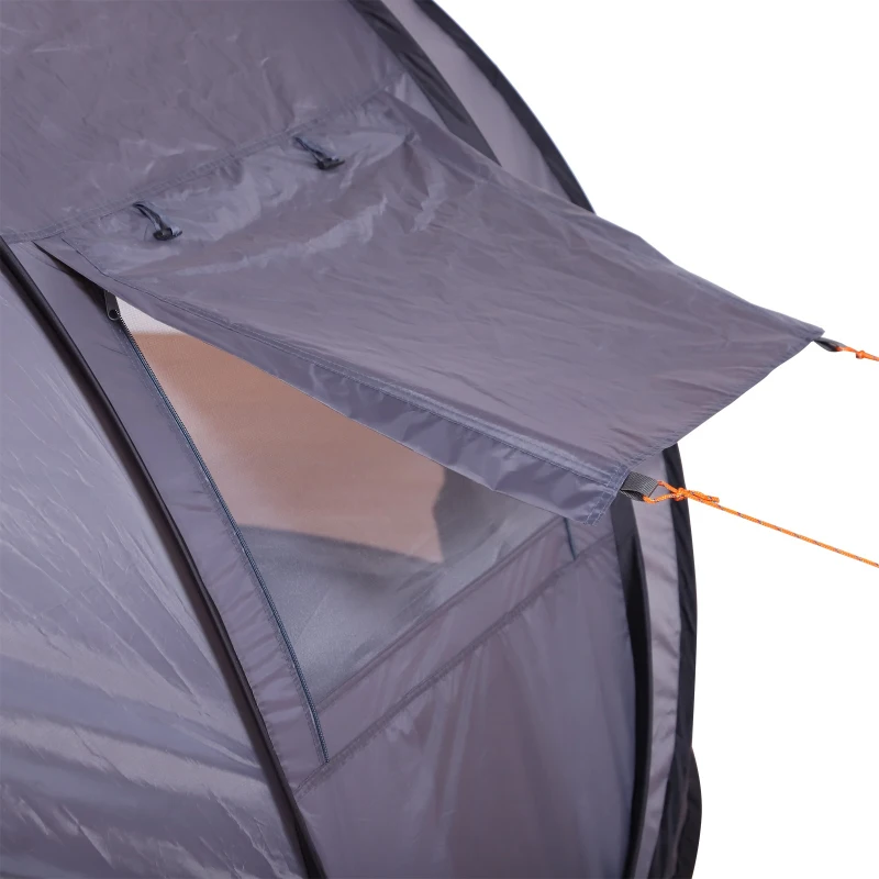 Tente de camping pop-up 3-4 personnes noir