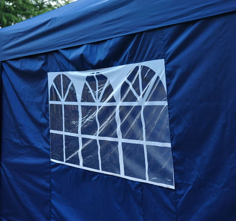 Outsunny Barnum Bleu Côtés Démontables  3 x 4,5 m