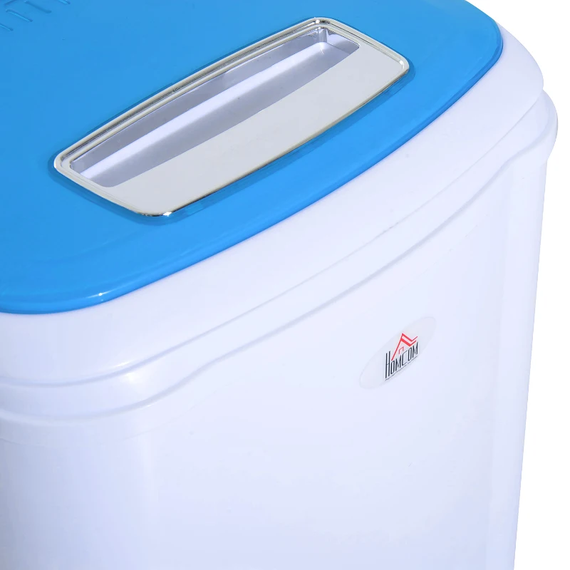 Mini machine à laver 250 W bleu blanc