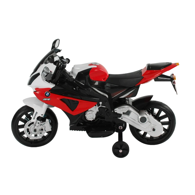 BMW Moto Electrique Bi-moteur pour Enfant Rouge 110 x 41 x 67 cm