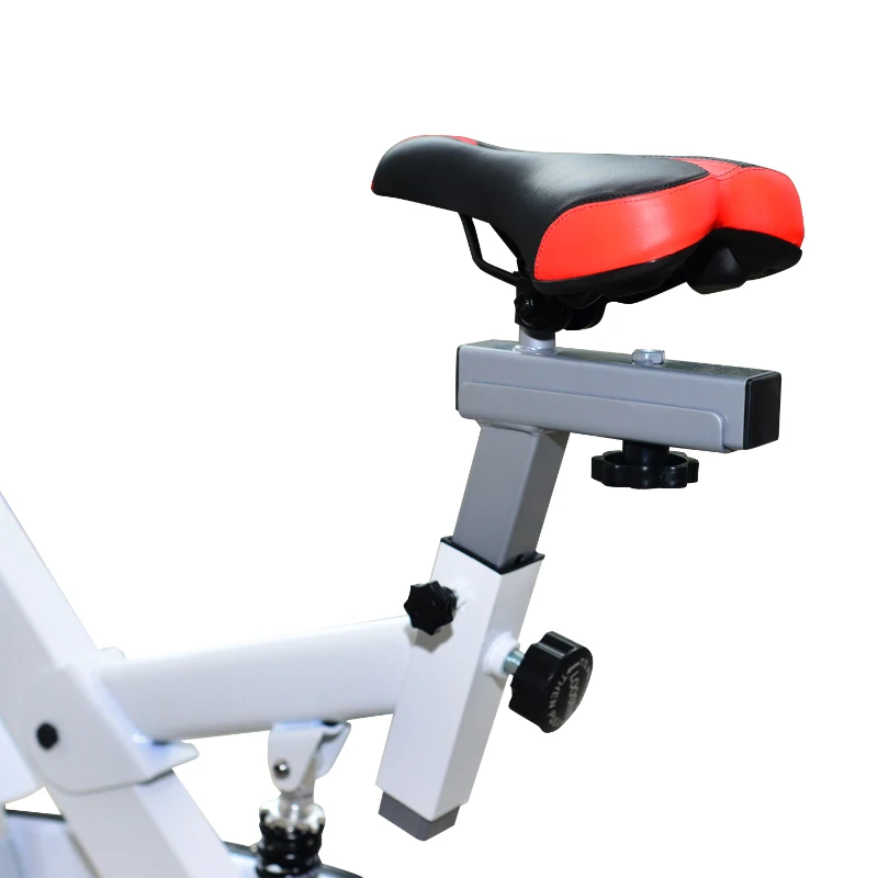 Homcom Vélo d'Appartement Ecran LCD en Métal Blanc 103 x 21,5 x 78 cm