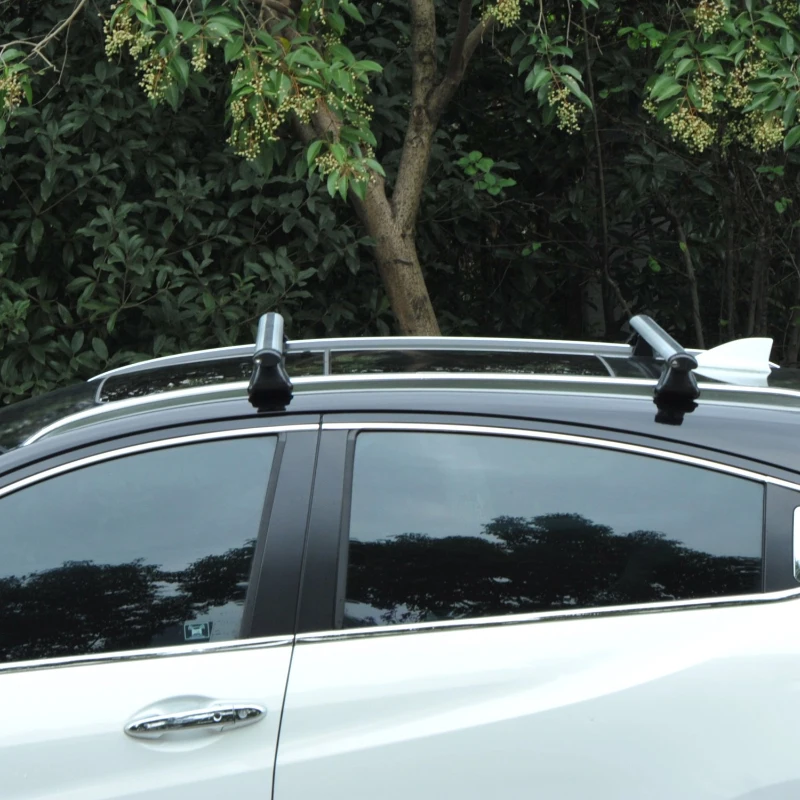 Homcom Barres de Toit pour Voiture Noir et Gris 121 x 15,5 x 10 cm