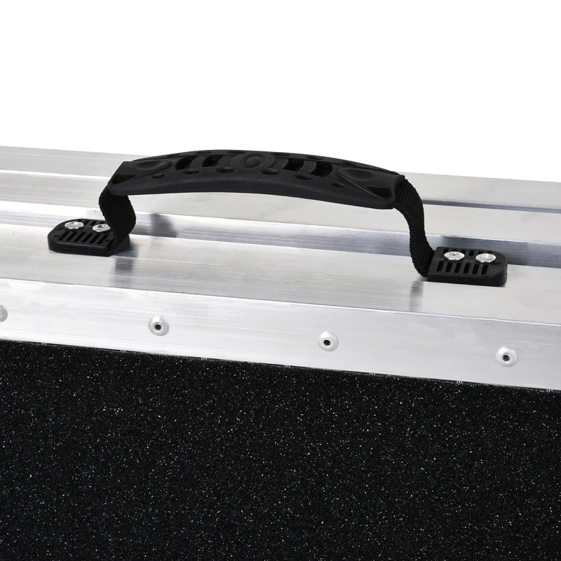 Rampe de fauteuil roulant pliable charge max. 270 Kg alu. Noir