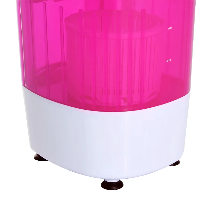 Mini machine à laver 170 W rose blanc