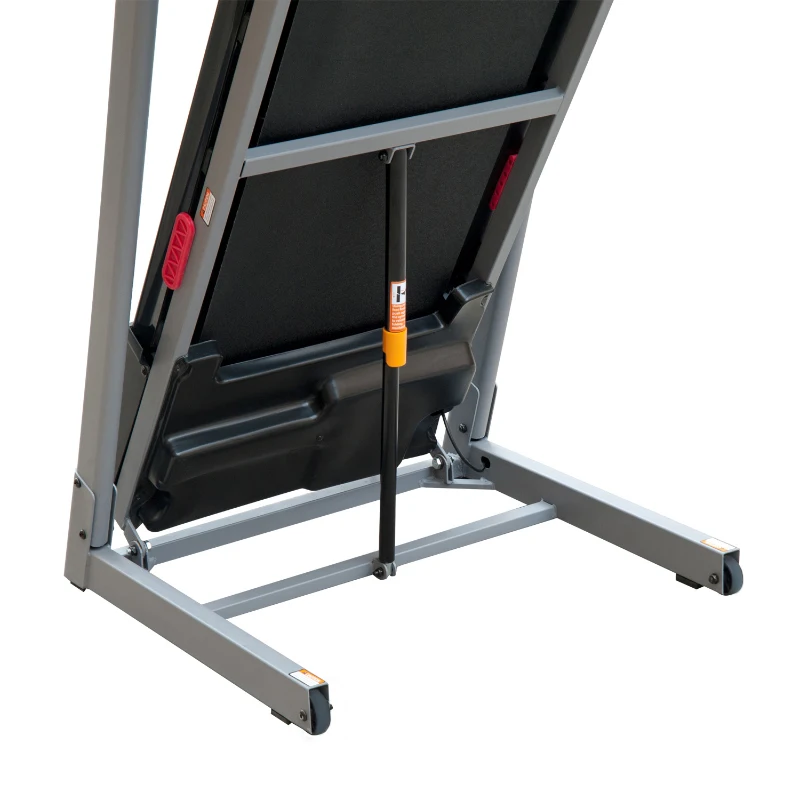 HOMCOM Tapis de course marche tapis roulant électrique pliable inclinable écran LCD avec MP3 1.75 chevaux gris noir