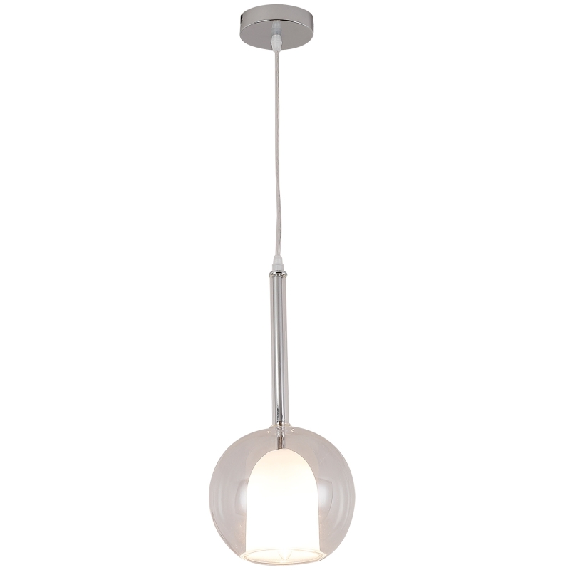 Homcom Lustre Design Néo-Rétro Double Abat-jour 40 W 18 x 18 x 38 cm