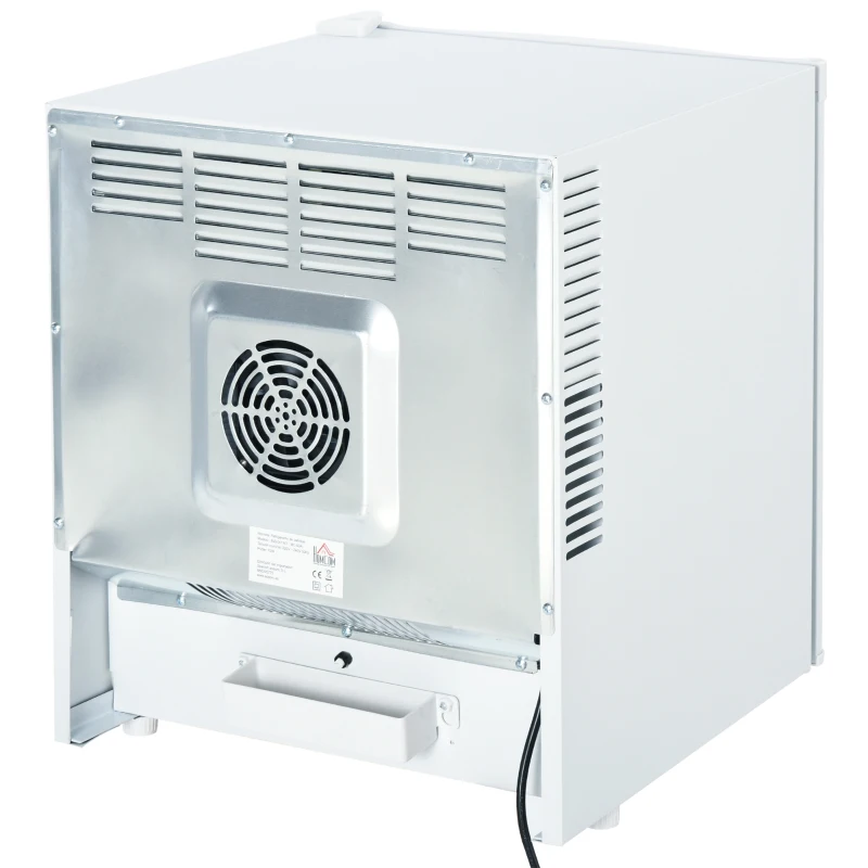 HOMCOM Mini réfrigérateur silencieux capacité 50L dim. 43L x 48l x H51 cm blanc