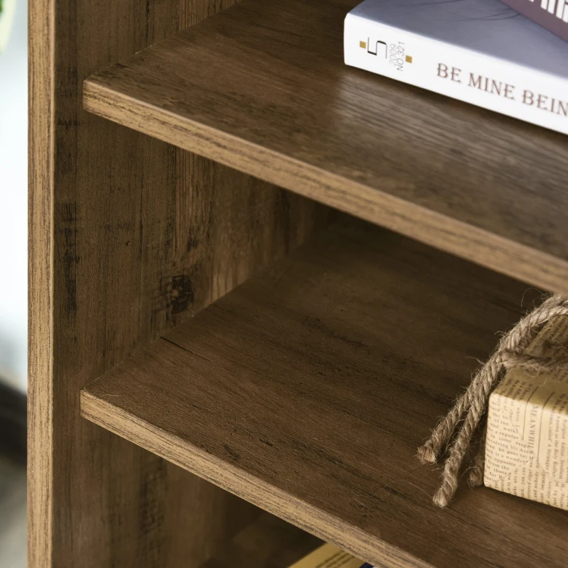 Meuble de Rangement avec 3 Étagères et Tiroir 48 x 39 x 87,2 cm Brun