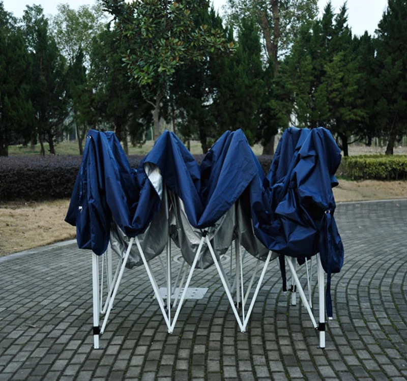 Outsunny Barnum Bleu Côtés Démontables  3 x 4,5 m