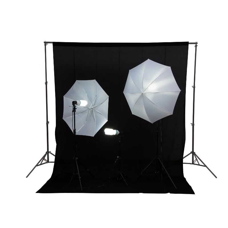 Homcom Pack Photographe pour Studio Professionnel avec kits Blanc