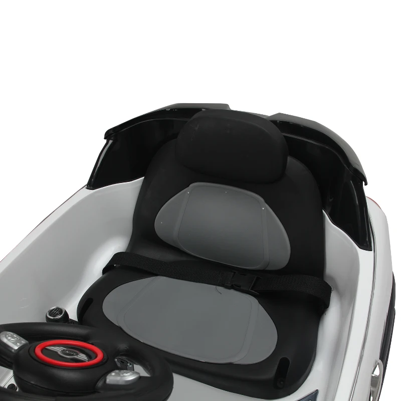 BMW Mini Cooper Voiture Électrique Enfants Blanc 127 x 64 x 38 cm