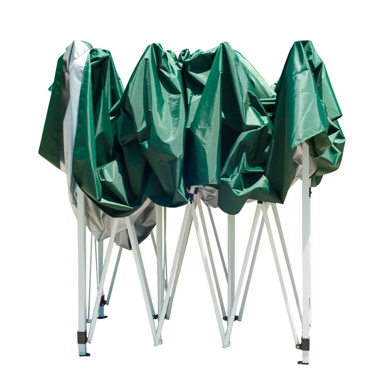 Outsunny Tonnelle barnum tente de réception pliante 3 x 4,5 m vert + sac de transport