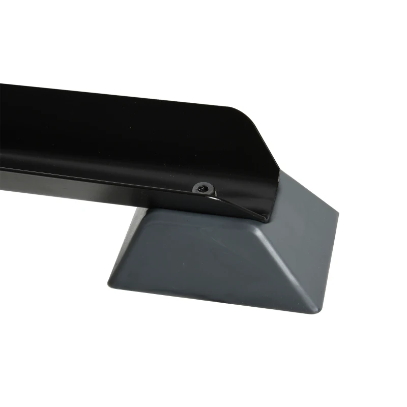 HOMCOM 63-73.5H cm Adjustable Bike Storage Rack Ground Stand PP Feet Pad Metal Frame Black