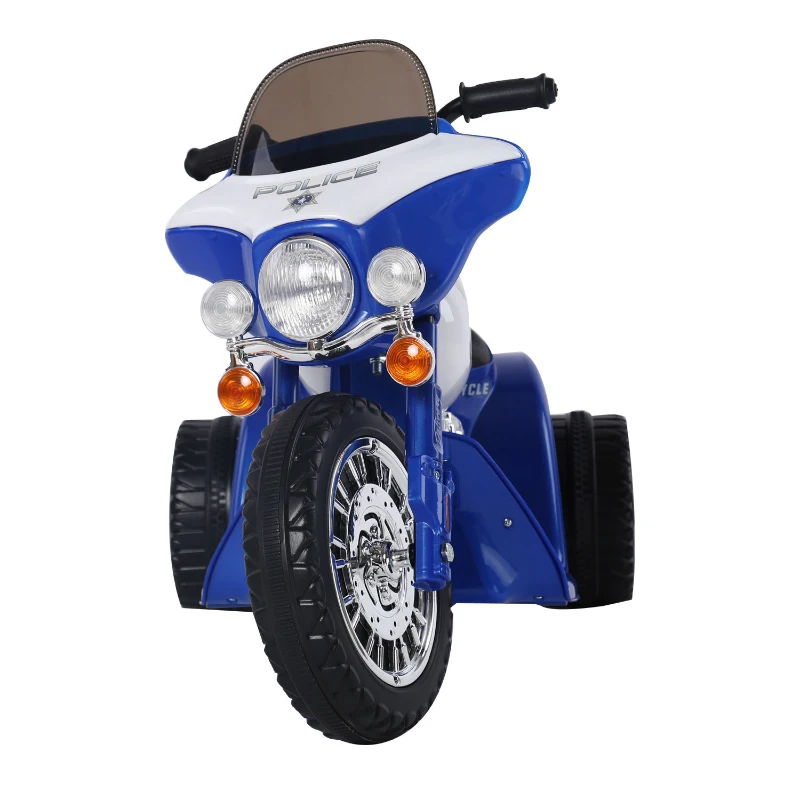 HOMCOM Children's 6V Electric PP Ride-On Motorbike Toy Blue