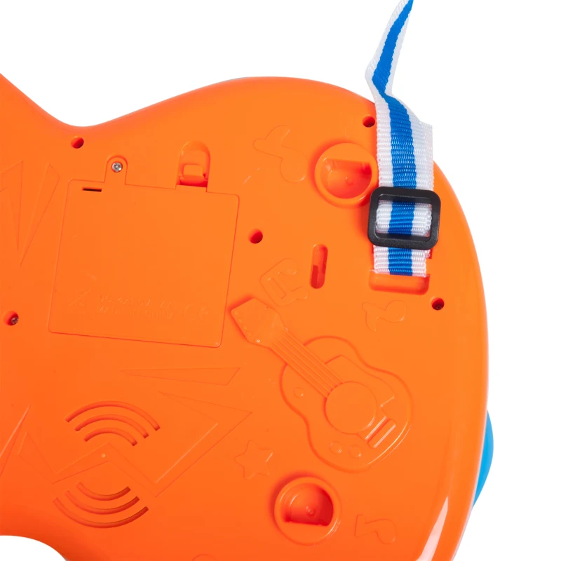 HOMCOM Kids 4 in 1 Electronic Guitar Piano Toy-Multicolour