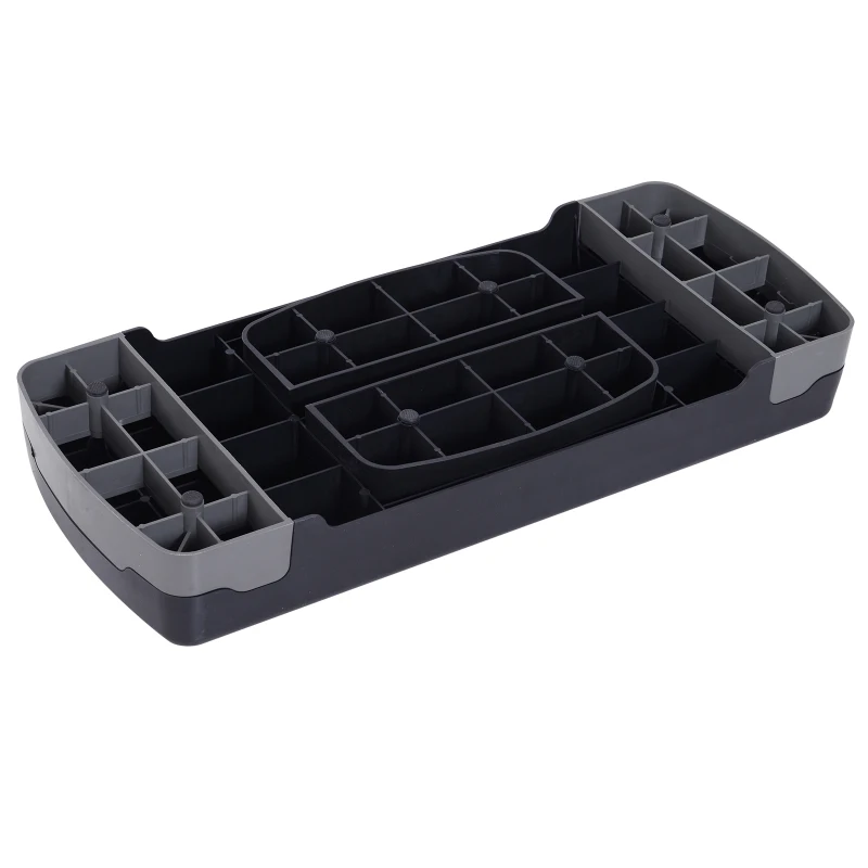 HOMCOM Adjustable Aerobic Stepper 10-15cm-Black/White